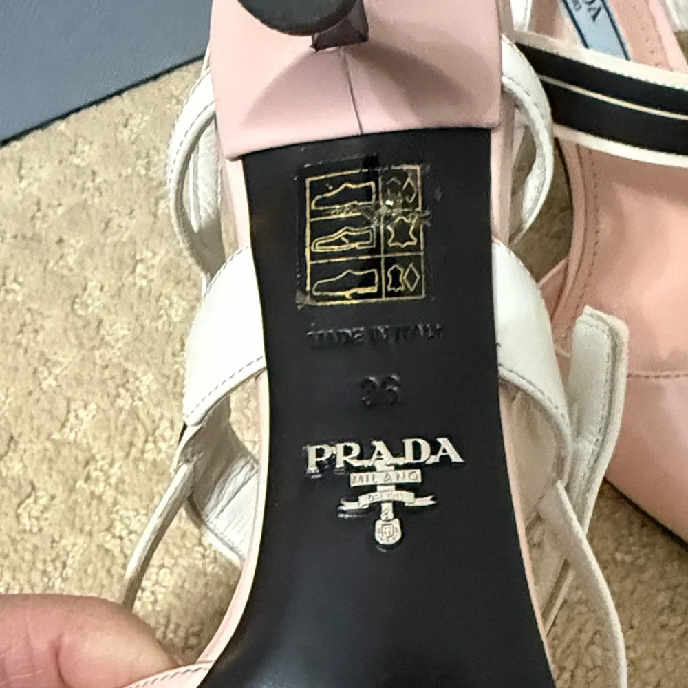 Prada Pink and White Women's Shoes - Picture 6 of 6